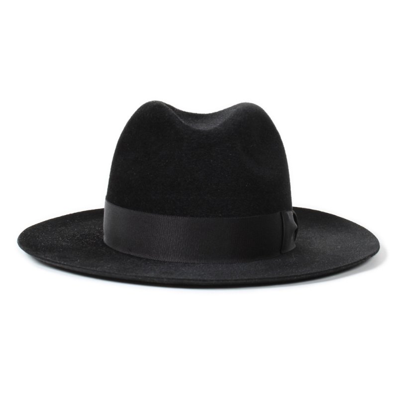 画像1: WACKO MARIA/HAT-01-JOHNNY-MAGA（BLACK）［ラビットファーハット-24秋冬］
