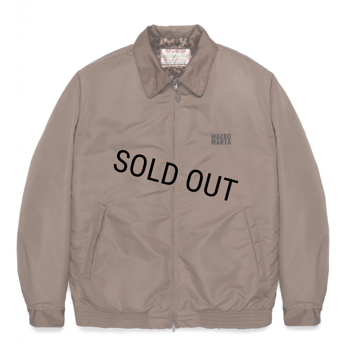 画像1: WACKO MARIA/MCGREGOR / ANTI-FREEZE JACKET（BROWN）［アンチフリーズJKT-24秋冬］ (1)