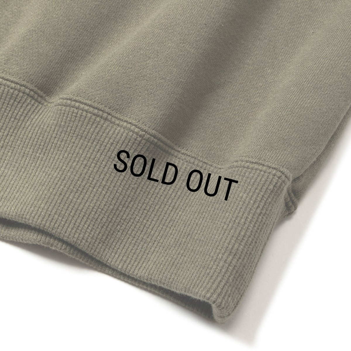 画像5: CALEE/CAL BL LOGO CREW NECK SW ＜NATURALLY PAINT DESIGN＞（OLIVE）［クルーネックスウェット-24秋冬］ (5)