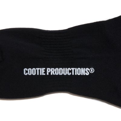 画像2: COOTIE PRODUCTIONS/Raza High Socks（Border）（Black）［ハイソックス-24秋冬］