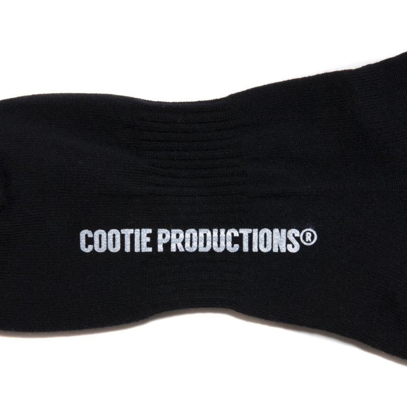 画像2: COOTIE PRODUCTIONS/Raza High Socks（Border）（Black）［ハイソックス-24秋冬］