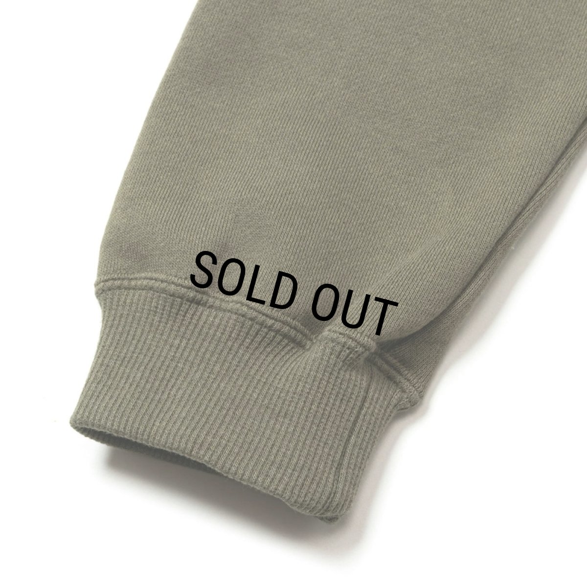 画像6: CALEE/CAL BL LOGO CREW NECK SW ＜NATURALLY PAINT DESIGN＞（OLIVE）［クルーネックスウェット-24秋冬］ (6)