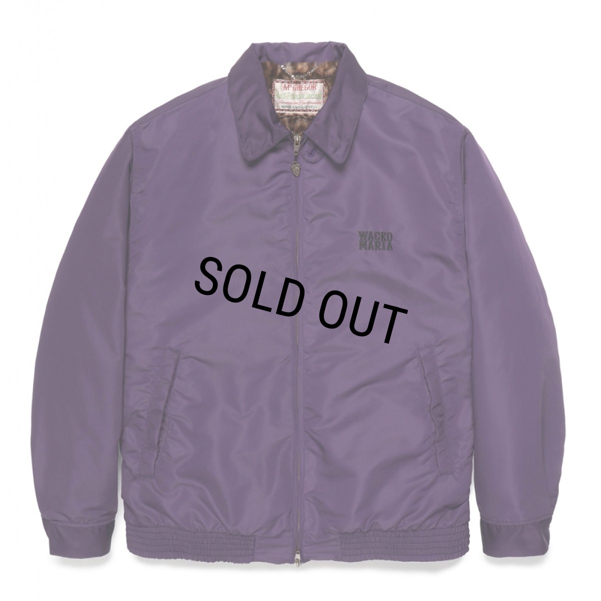 画像1: WACKO MARIA/MCGREGOR / ANTI-FREEZE JACKET（PURPLE）［アンチフリーズJKT-24秋冬］ (1)