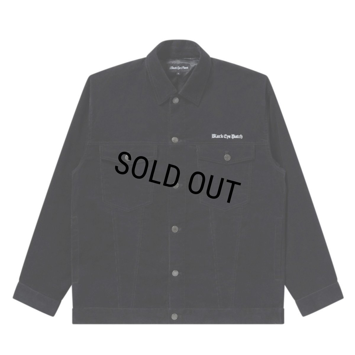 画像1: BlackEyePatch/OE LOGO TRUCKER JACKET（BLACK） (1)