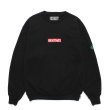 WACKO MARIA/HIGH TIMES / HEAVY WEIGHT CREW NECK SWEAT SHIRT（BLACK