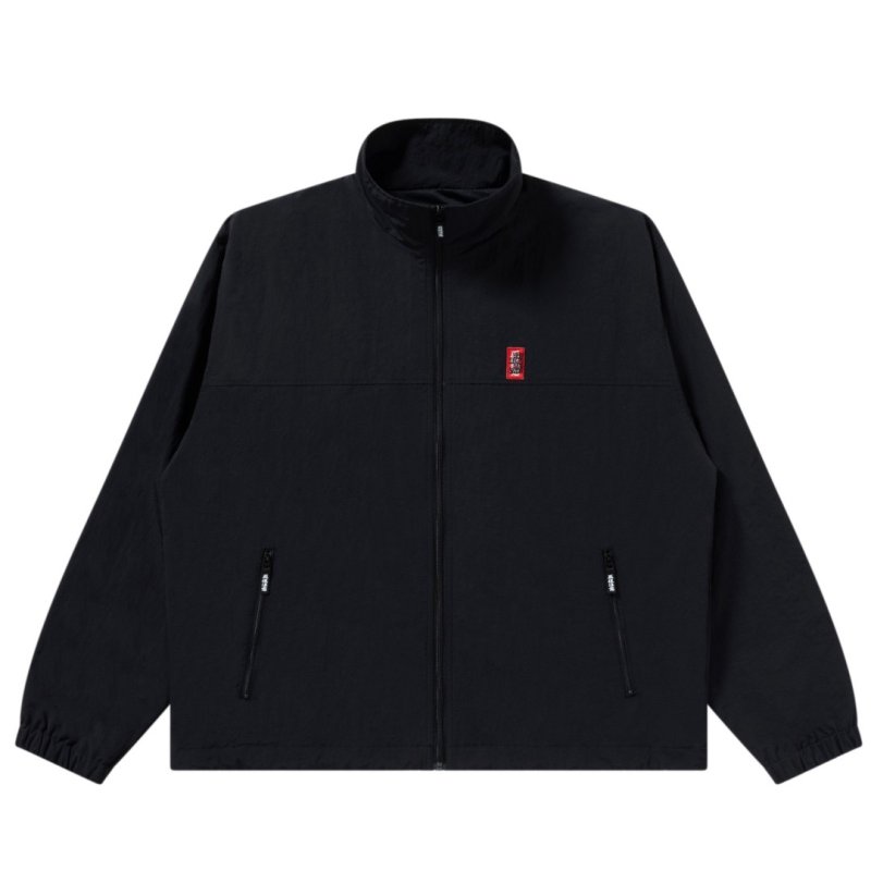 画像1: BlackEyePatch/SMALL HWC POLY TRACK JACKET(BLACK)
