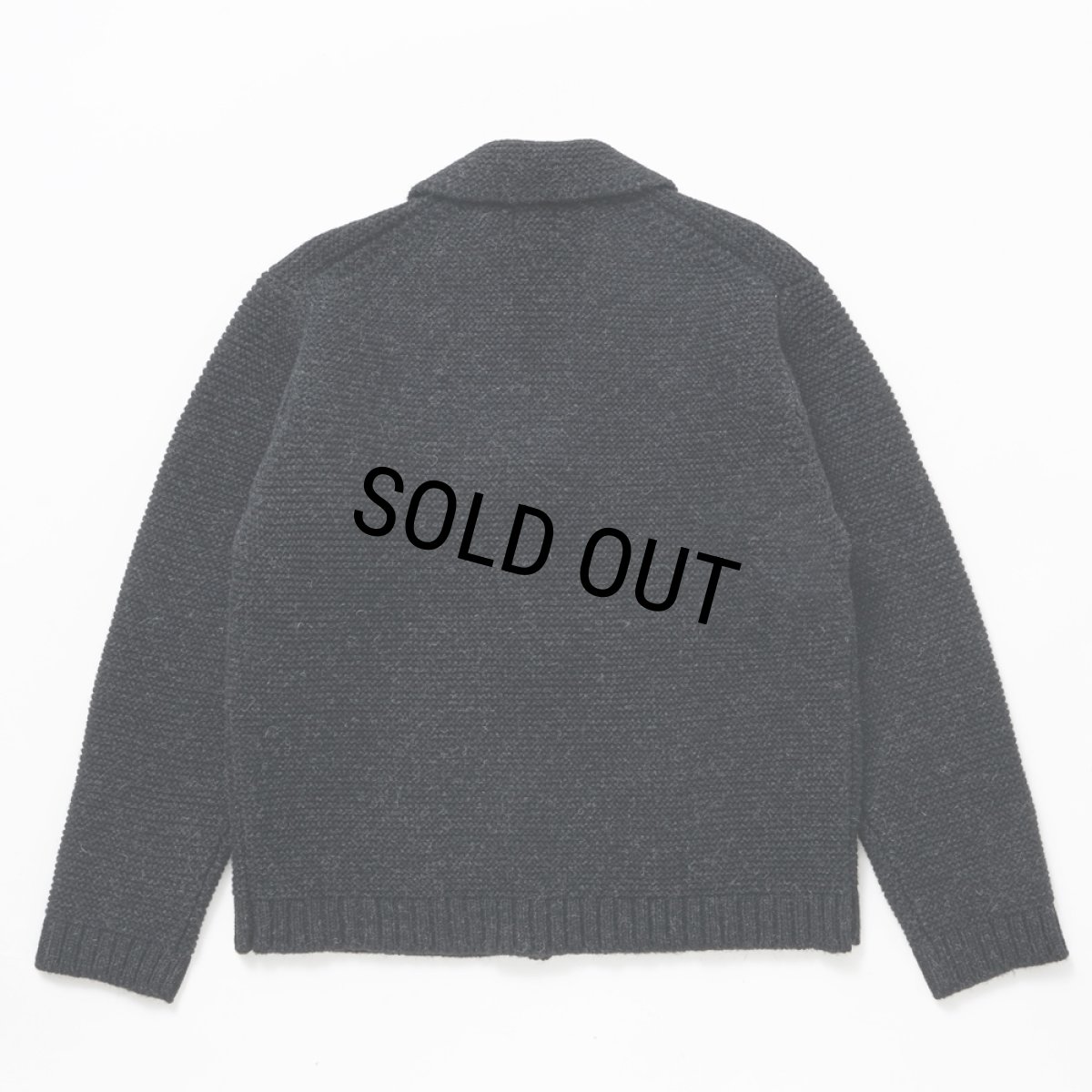 画像2: RATS/3B KNIT JKT（BLACK GRAY）［3ボタンニットJKT-24秋冬］ (2)