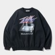 画像1: 【30%OFF】TIGHTBOOTH/INITIAL T CREW SWEAT SHIRT（Black）［クルーネックスウェット-24秋冬］ (1)