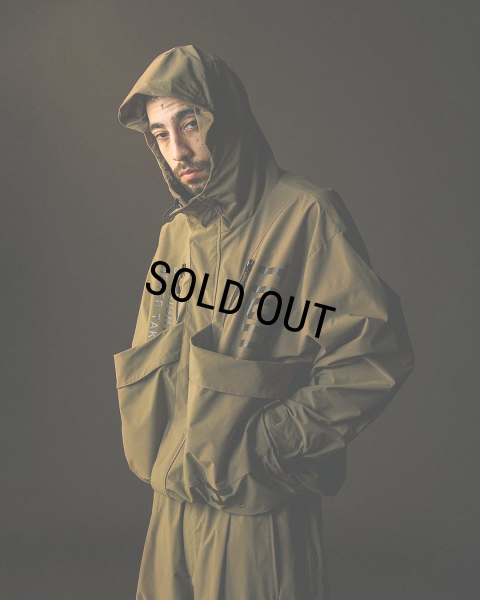 画像15: 【30%OFF】TIGHTBOOTH/HOODED TACTICAL JACKET（Khaki）［フーデッドタクティカルJKT-24秋冬］ (15)