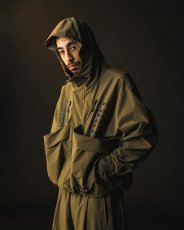 画像15: 【30%OFF】TIGHTBOOTH/HOODED TACTICAL JACKET（Khaki）［フーデッドタクティカルJKT-24秋冬］ (15)