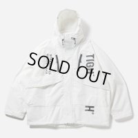 【30%OFF】TIGHTBOOTH/HOODED TACTICAL JACKET（White）［フーデッドタクティカルJKT-24秋冬］
