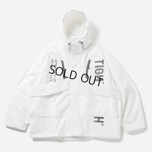 画像1: 【30%OFF】TIGHTBOOTH/HOODED TACTICAL JACKET（White）［フーデッドタクティカルJKT-24秋冬］