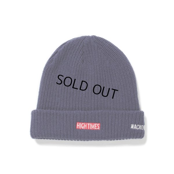 画像1: WACKO MARIA/HIGH TIMES / WATCH CAP（NAVY）［ニットキャップ-24秋冬］