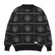 Mサイズ　WACKO MARIA JACQUARD SWEATER ニット WACKO MARIA/HIGH TIMES / JACQUARD KNIT SWEATER（BLACK