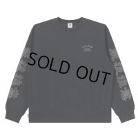 BlackEyePatch/HWC COLLEGE CREW SWEAT（BLACK）