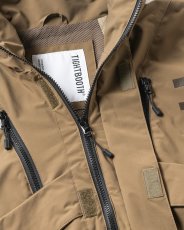 画像4: 【30%OFF】TIGHTBOOTH/HOODED TACTICAL JACKET（Khaki）［フーデッドタクティカルJKT-24秋冬］ (4)
