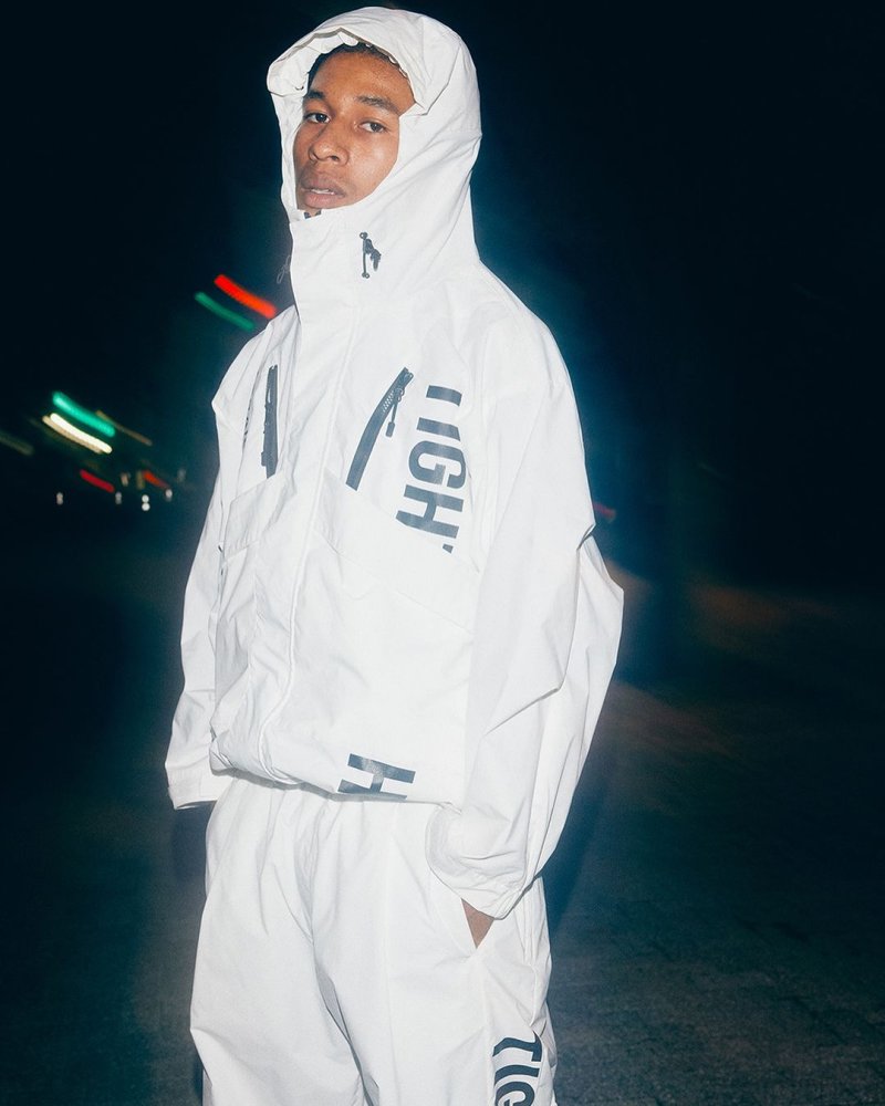 画像2: 【30%OFF】TIGHTBOOTH/HOODED TACTICAL JACKET（White）［フーデッドタクティカルJKT-24秋冬］