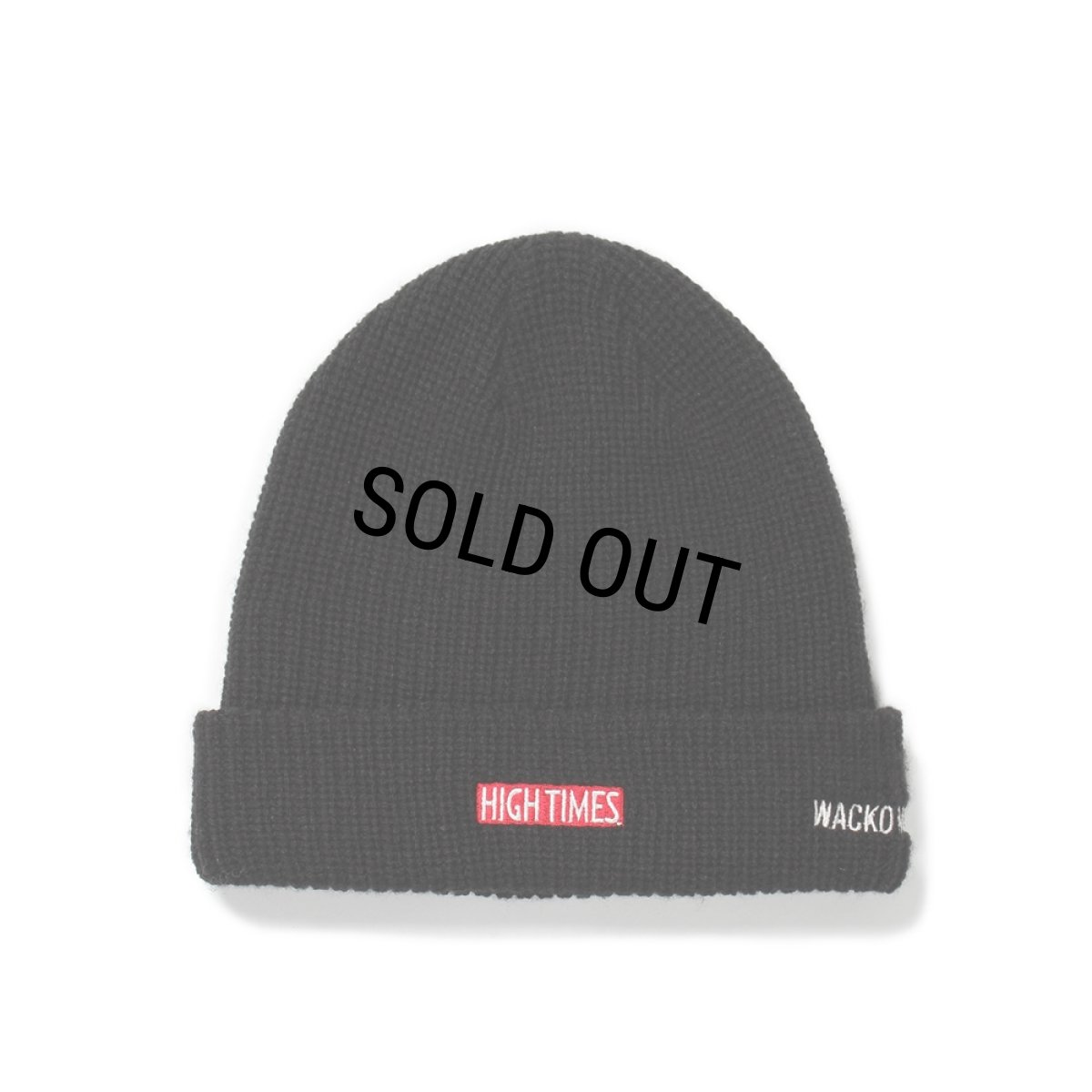 画像1: WACKO MARIA/HIGH TIMES / WATCH CAP（BLACK）［ニットキャップ-24秋冬］ (1)