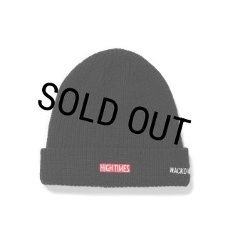 WACKO MARIA/HIGH TIMES / WATCH CAP（BLACK）［ニットキャップ-24秋冬