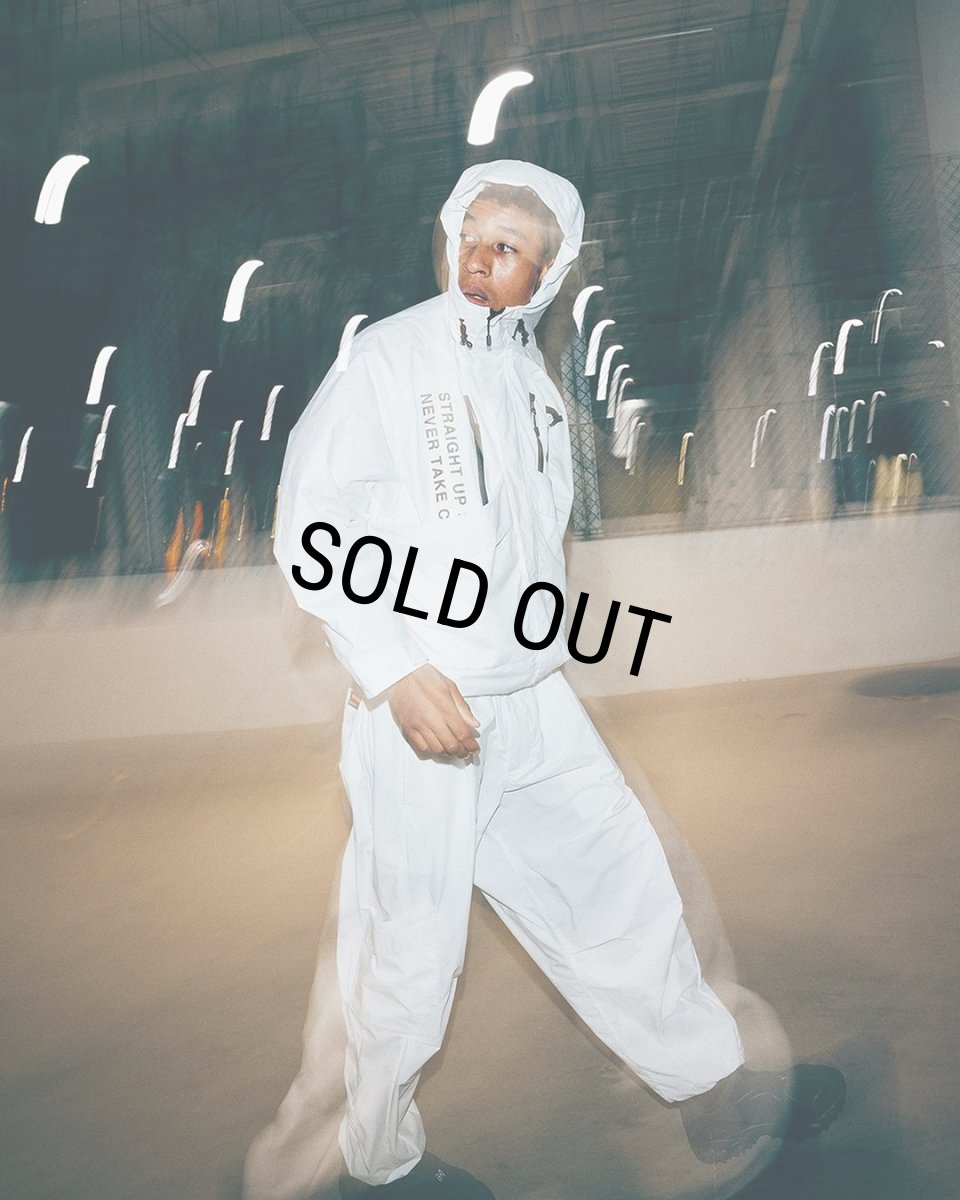 画像3: 【30%OFF】TIGHTBOOTH/HOODED TACTICAL JACKET（White）［フーデッドタクティカルJKT-24秋冬］ (3)