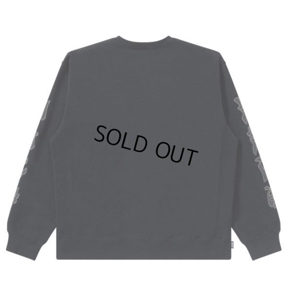 画像2: BlackEyePatch/HWC COLLEGE CREW SWEAT（BLACK）