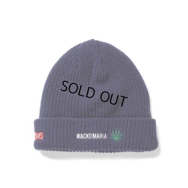 画像2: WACKO MARIA/HIGH TIMES / WATCH CAP（NAVY）［ニットキャップ-24秋冬］