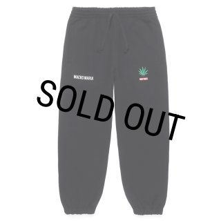 WACKO MARIA/HIGH TIMES / HEAVY WEIGHT SWEAT PANTS（BLACK