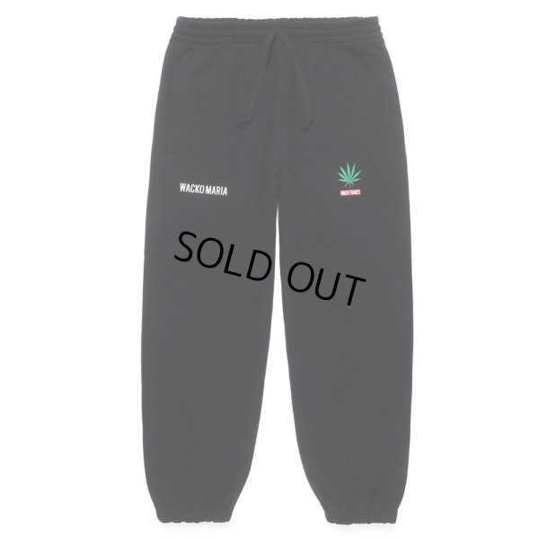 画像1: WACKO MARIA/HIGH TIMES / HEAVY WEIGHT SWEAT PANTS（BLACK）［スウェットパンツ-24秋冬］