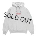 WACKO MARIA/HIGH TIMES / HEAVY WEIGHT HOODED SWEAT SHIRT（GRAY）［プルオーバーパーカー-24秋冬］