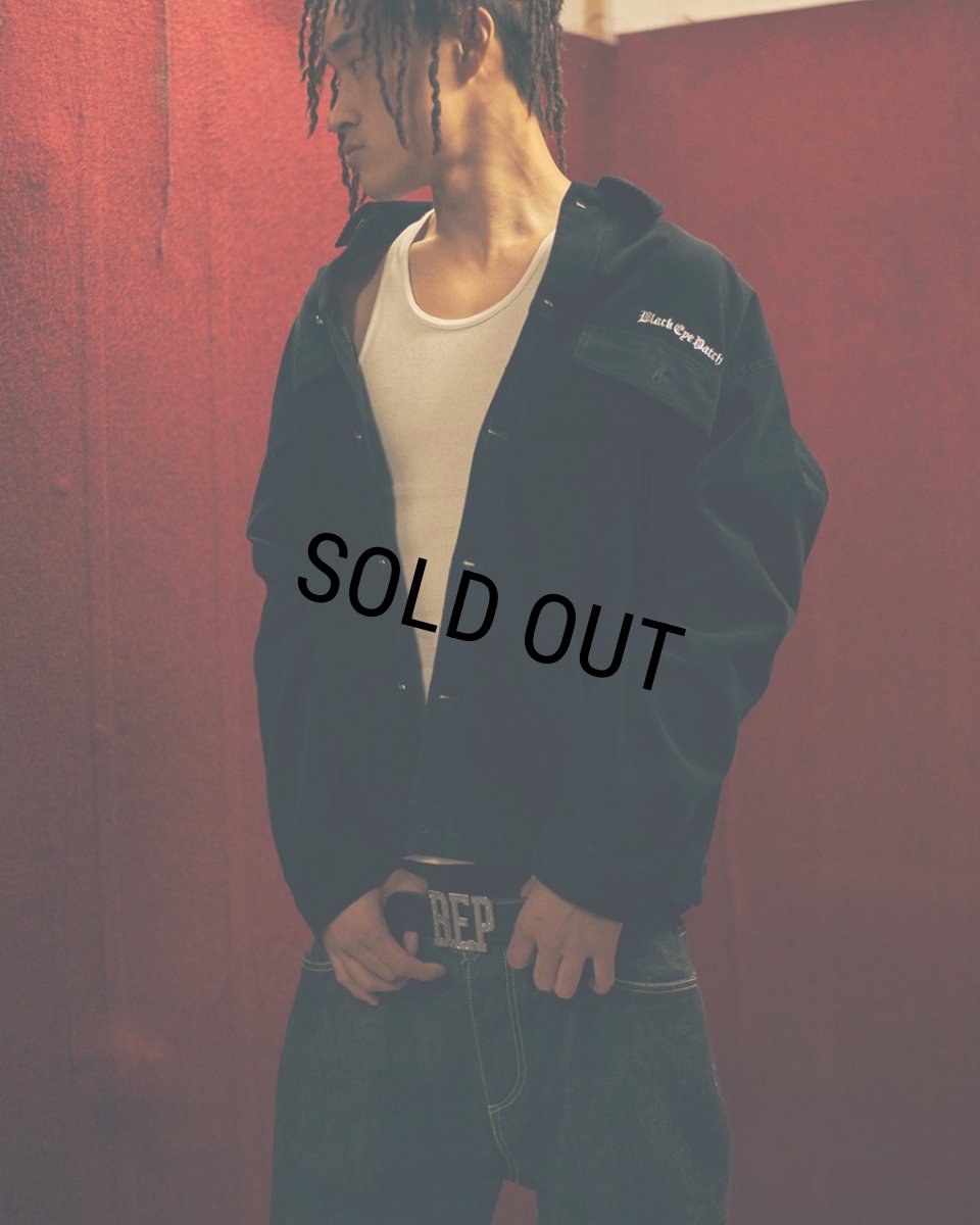 画像3: BlackEyePatch/OE LOGO TRUCKER JACKET（BLACK） (3)