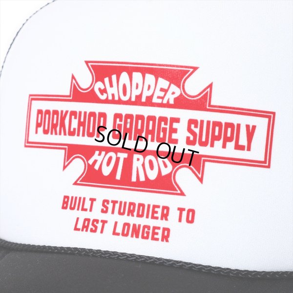 画像3: PORKCHOP/BAR&SHIELD MESH CAP（BLACK）［メッシュキャップ-24秋冬］