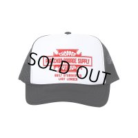 PORKCHOP/BAR&SHIELD MESH CAP（BLACK）［メッシュキャップ-24秋冬］