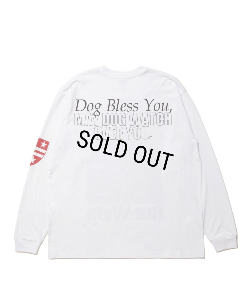 画像2: 【30%OFF】ROTTWEILER/DOG PHOTO LS TEE（WHITE）［プリント長袖T-25春夏］ (2)