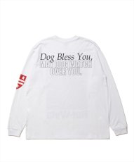 画像2: 【30%OFF】ROTTWEILER/DOG PHOTO LS TEE（WHITE）［プリント長袖T-25春夏］ (2)