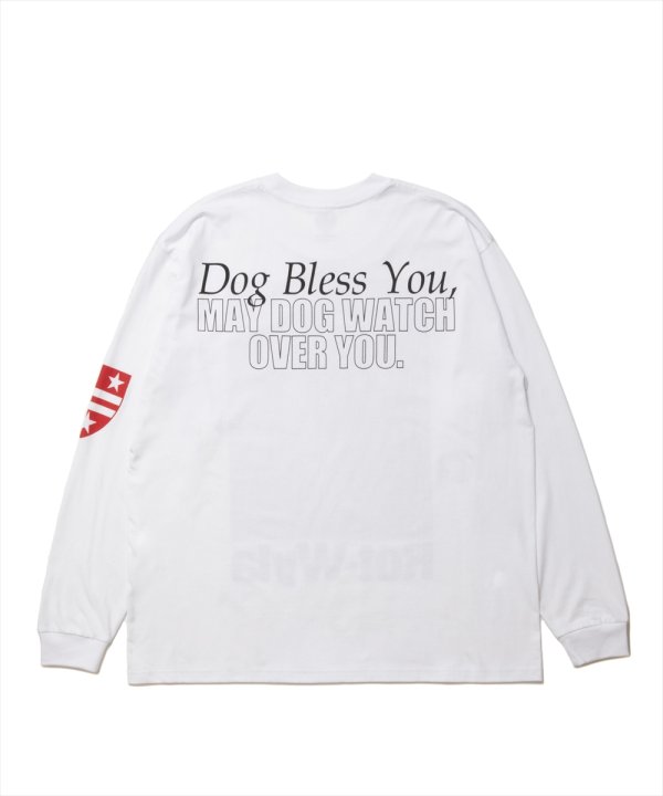 画像2: ROTTWEILER/DOG PHOTO LS TEE（WHITE）［プリント長袖T-25春夏］