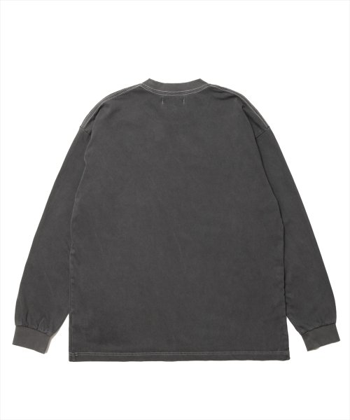 他の写真2: ROTTWEILER/R9 PIGMENT LS TEE（CHARCOAL）［ピグメント染めオリジナル長袖T-25春夏］
