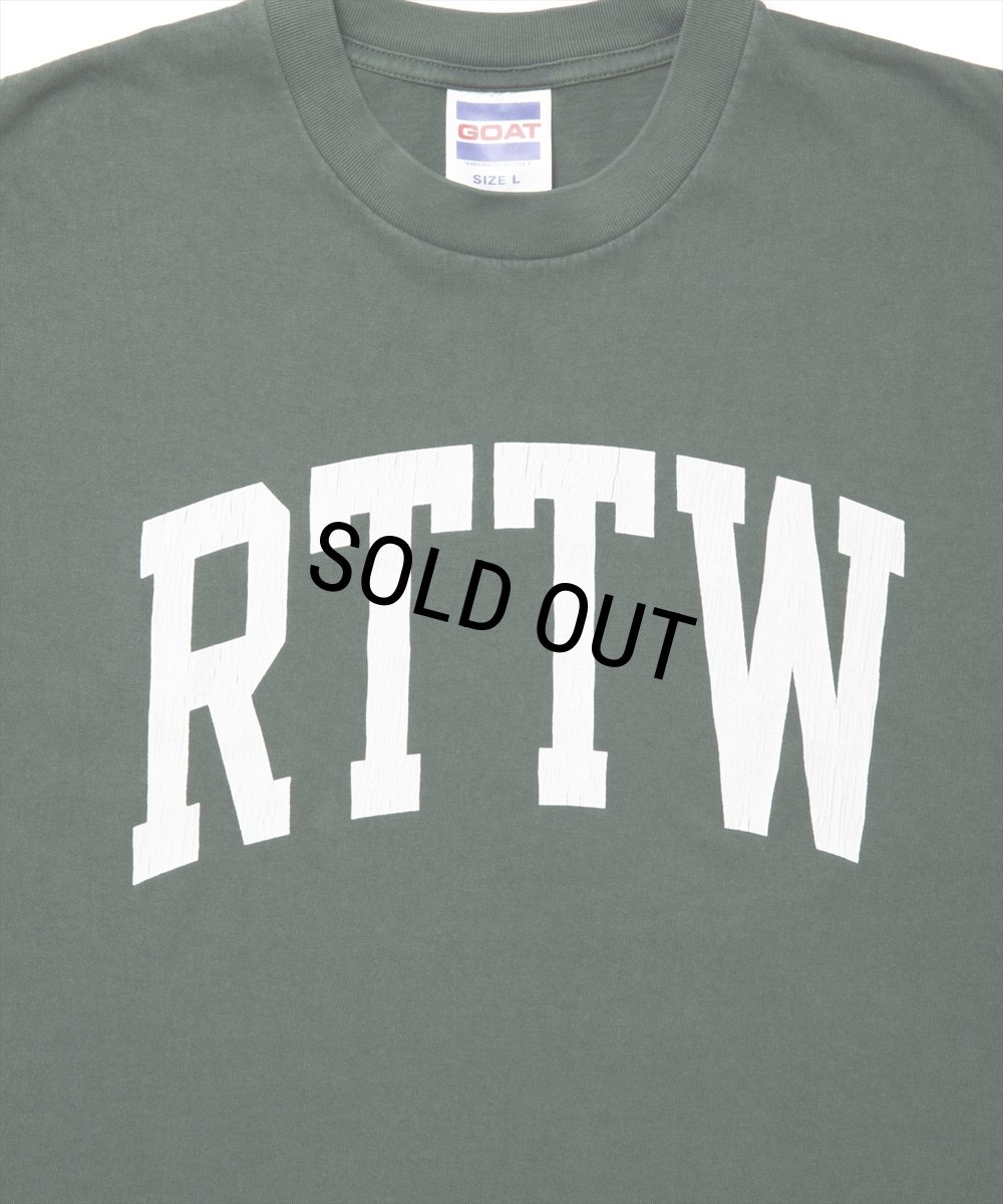 画像4: ROTTWEILER/RTTW PIGMENT TEE（GREEN）［ピグメント染めプリントT-25春夏］ (4)