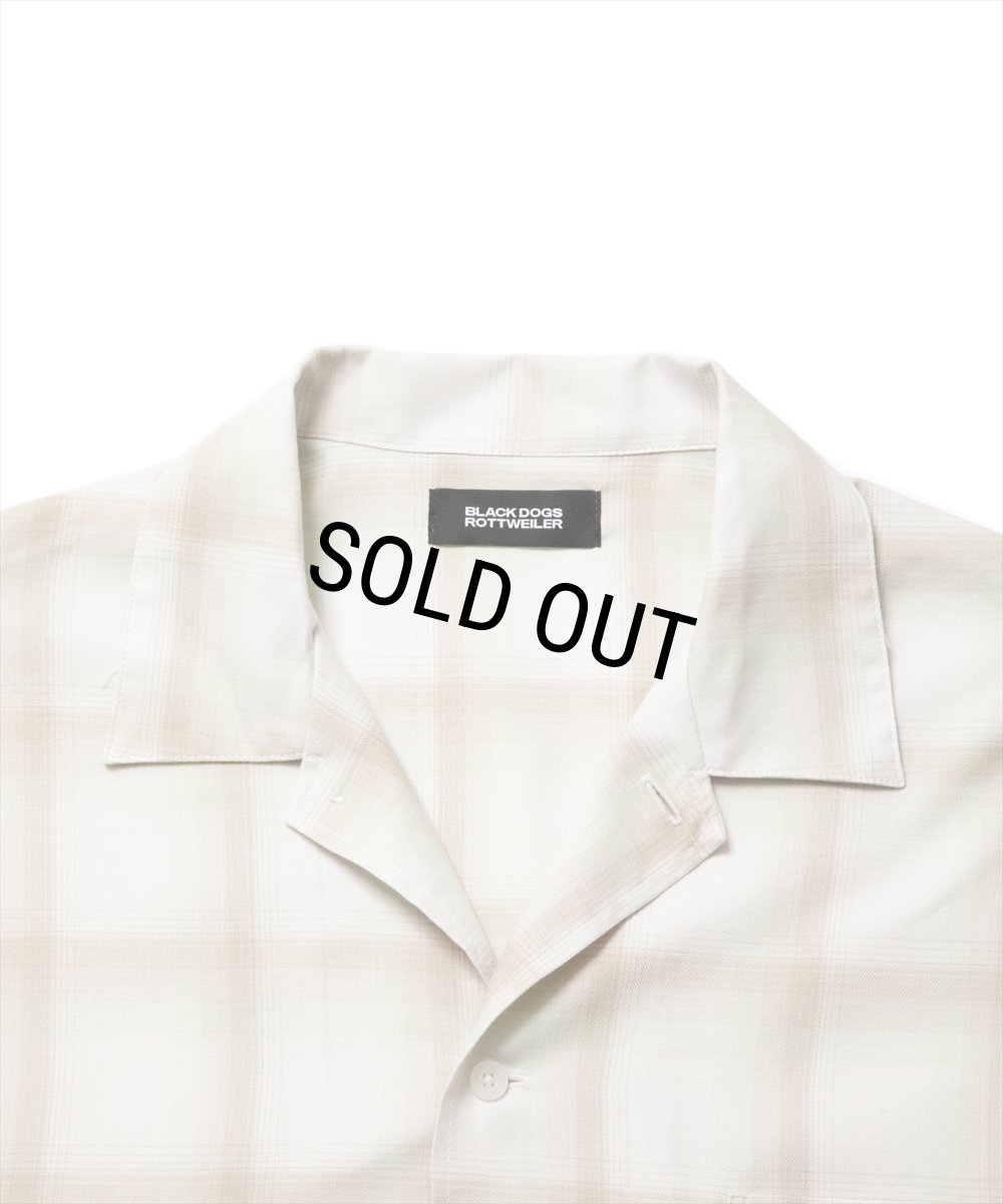 画像3: 【30％OFF】ROTTWEILER/R9 OMBRE SHIRT（BEIGE）［オンブレチェックシャツ-25春夏］ (3)