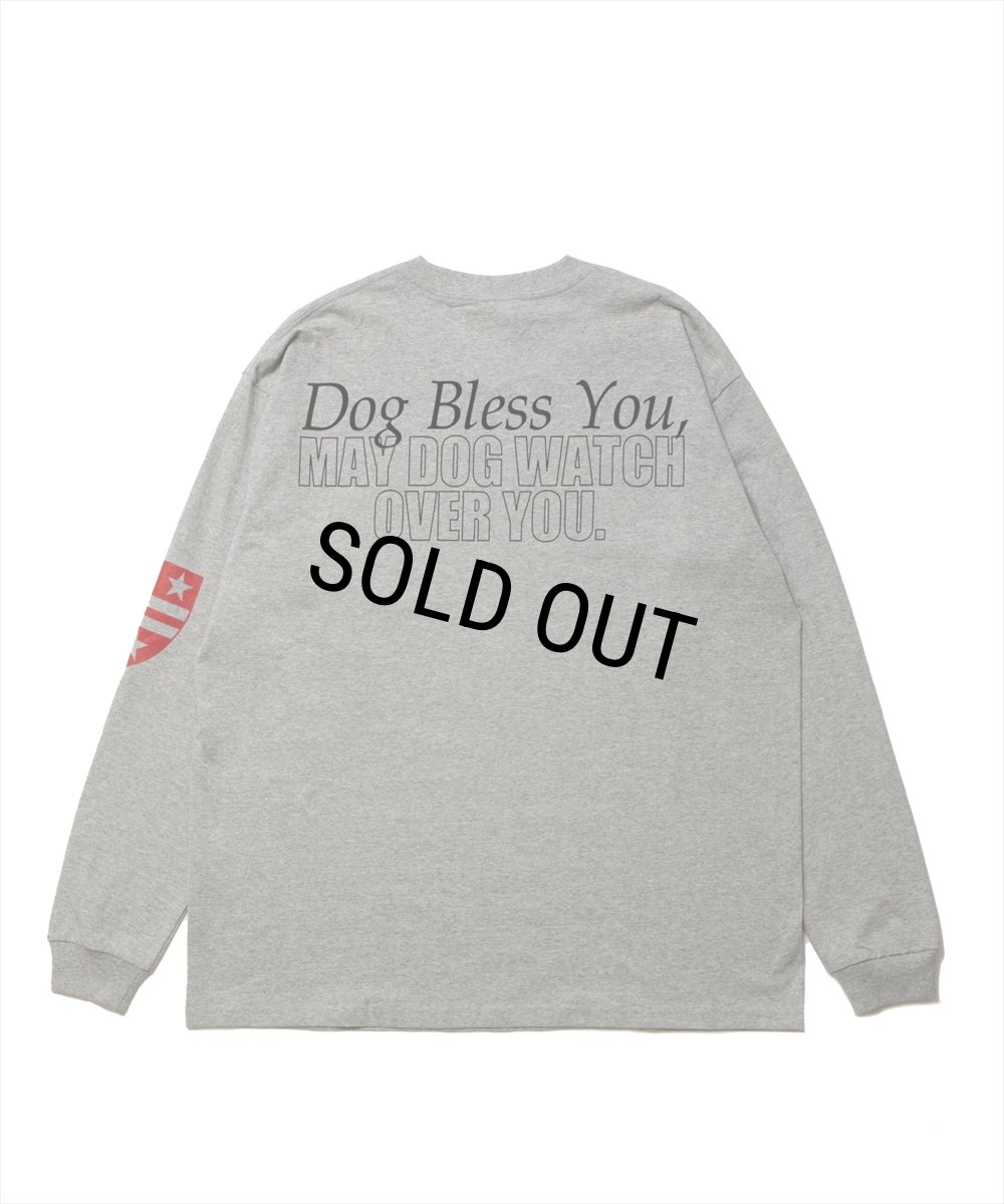 画像2: 【30%OFF】ROTTWEILER/DOG PHOTO LS TEE（GRAY）［プリント長袖T-25春夏］ (2)