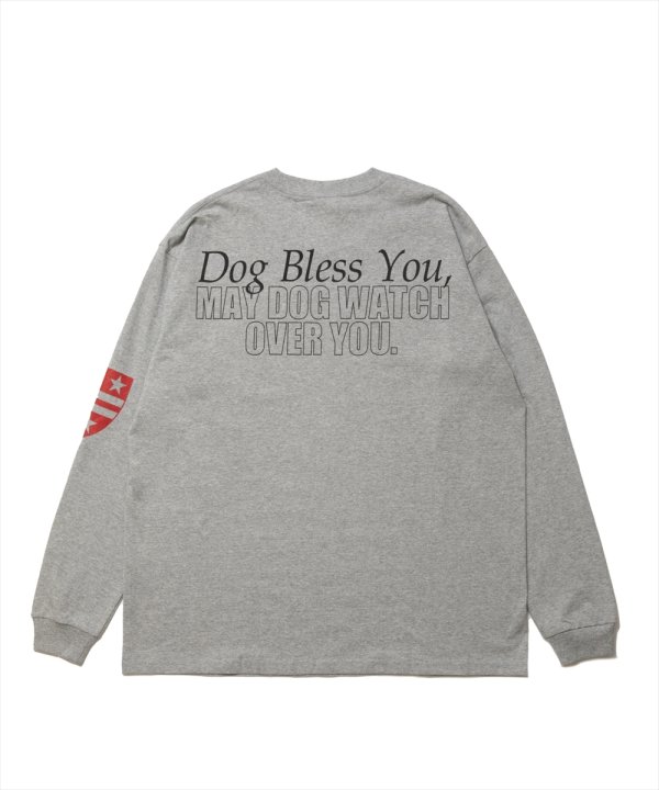画像2: ROTTWEILER/DOG PHOTO LS TEE（GRAY）［プリント長袖T-25春夏］