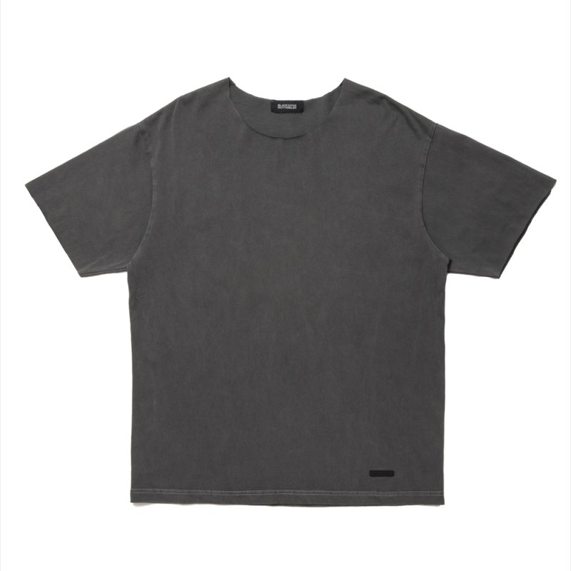 画像1: 【20％OFF】ROTTWEILER/PIGMENT CUT OFF TEE（CHARCOAL）［ピグメント染めカットオフT-25春夏］
