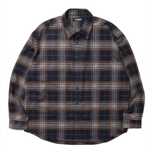 他の写真1: ROTTWEILER/R9 BRUSHED TWILL SHIRT（BROWN）［ブラッシュドツイルシャツ-25春夏］