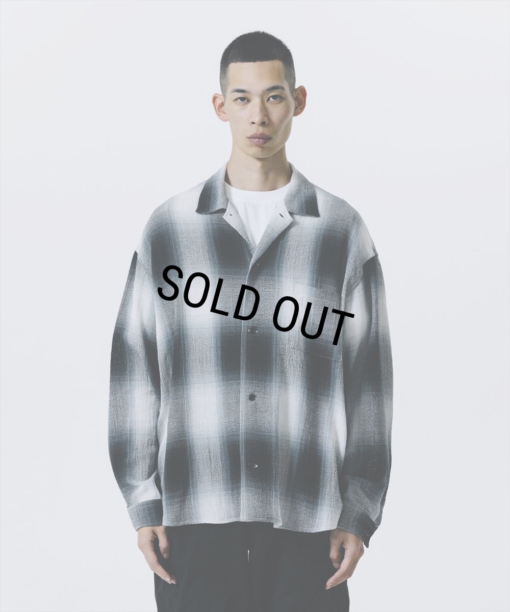 画像4: ROTTWEILER/R9 CHAMPION CHECK SHIRT（BLACK）［チャンピオンチェックシャツ-25春夏］ (4)