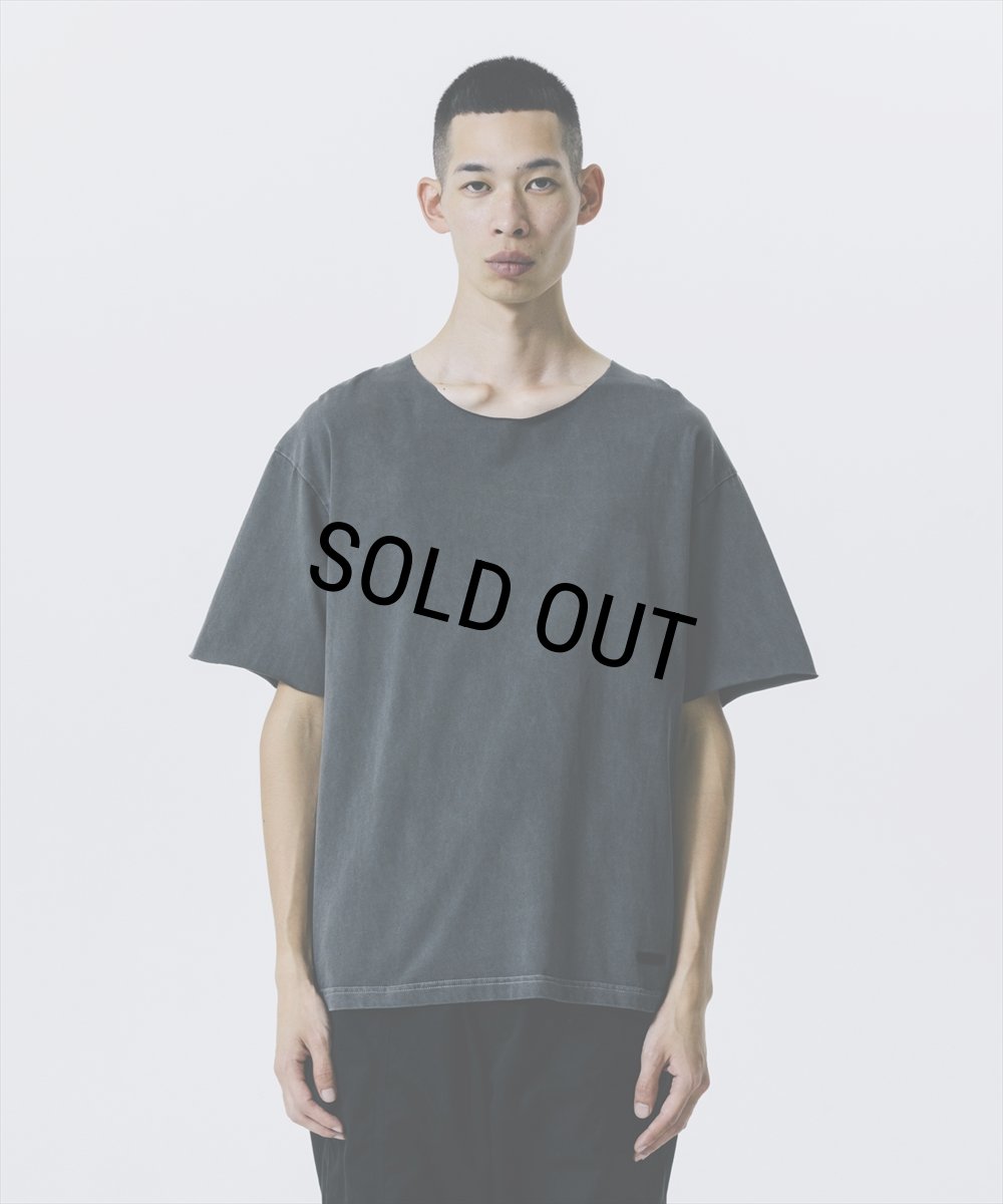 画像5: 【20％OFF】ROTTWEILER/PIGMENT CUT OFF TEE（CHARCOAL）［ピグメント染めカットオフT-25春夏］ (5)