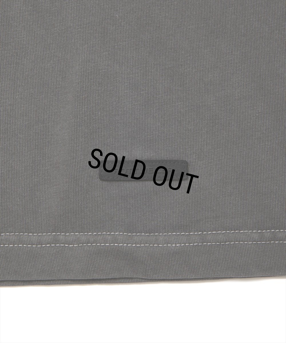 画像4: 【20％OFF】ROTTWEILER/PIGMENT CUT OFF TEE（CHARCOAL）［ピグメント染めカットオフT-25春夏］ (4)