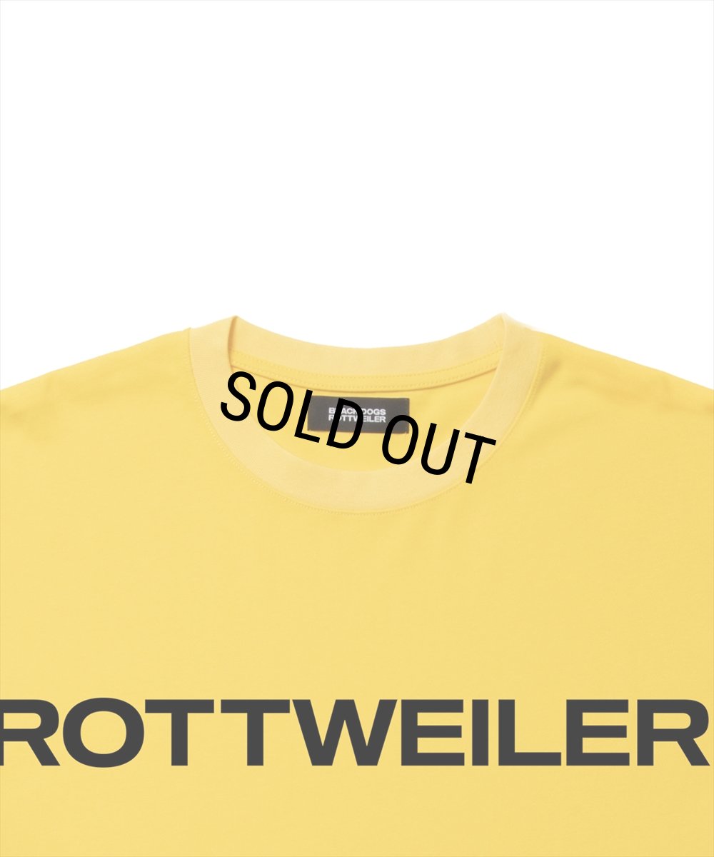 画像3: ROTTWEILER/R9 LOGO TEE（YELLOW）［オリジナルT-25春夏］ (3)