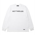 【30%OFF】ROTTWEILER/R9 LOGO LS TEE（WHITE）［オリジナル長袖T-25春夏］