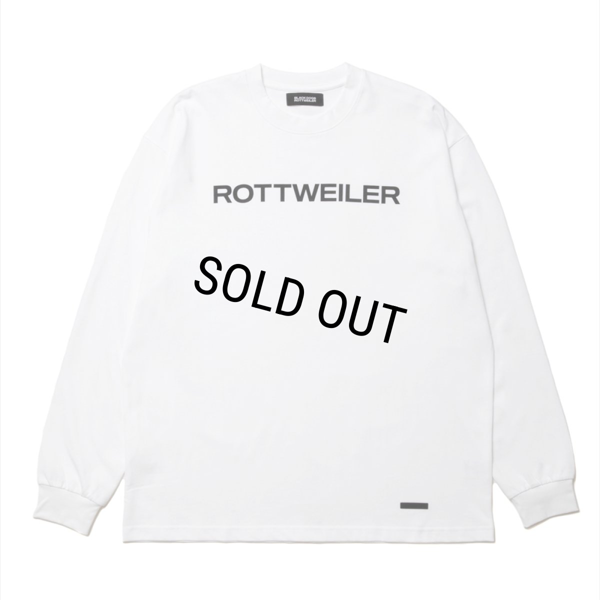 画像1: 【30%OFF】ROTTWEILER/R9 LOGO LS TEE（WHITE）［オリジナル長袖T-25春夏］ (1)