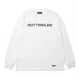 ROTTWEILER/R9 LOGO LS TEE（WHITE）［オリジナル長袖T-25春夏］