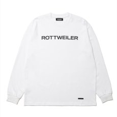 画像1: 【30%OFF】ROTTWEILER/R9 LOGO LS TEE（WHITE）［オリジナル長袖T-25春夏］ (1)